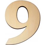 KĽUČKA Domovní číslo popisné Dřevěné přírodní - č.9 – Zboží Mobilmania