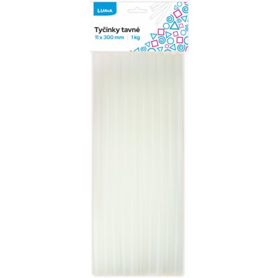 Tyčinky tavné transparentní 11 mm 1 kg – Zboží Dáma