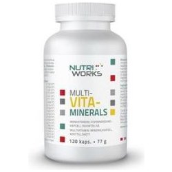 NutriWorks MULTI-VITA-MINERALS 120 kapslí 77 g