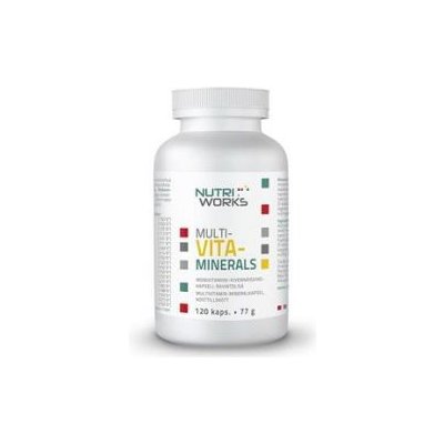 NutriWorks MULTI-VITA-MINERALS 120 kapslí 77 g