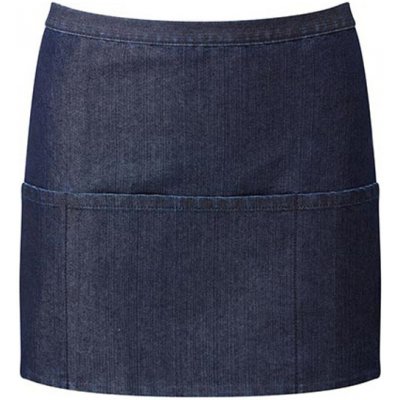 Premier Workwear Pracovní zástěra krátká s kapsami PR155 Indigo Denim Pantone Black 6 60 x 33 cm – Hledejceny.cz