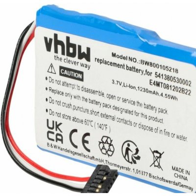 VHBW Baterie pro Navigon Navman N20 / Transonic PNA 7000, 1230 mAh - neoriginální – Hledejceny.cz