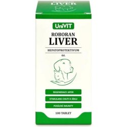 Univit Roboran Liver pro psy a kočky 100 tbl