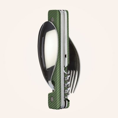 Akinod A02MA0002 Kapesní multifunkční příbor 13h25 khaki aluminium – Sleviste.cz