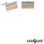 Avantgard manžetové knoflíčky Premium 573 - 30074 stříbrná zlatá – Zboží Dáma