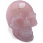 Nefertitis Ručně vyřezávaná lebka z růženínu NF19107 - cca 3,9 x 3 x 4,8 cm – Zboží Dáma