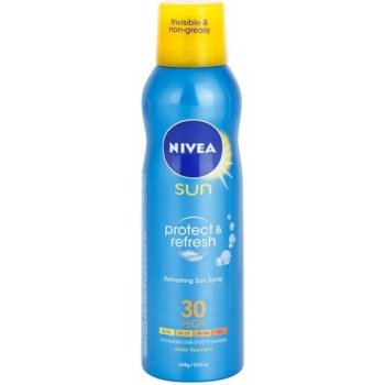 Nivea Sun Protect & Refresh chladivý neviditelný spray na opalování SPF30 200 ml