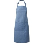 Premier PR154 Zástěra s laclem a kapsou na břiše Colours modrá denim – Hledejceny.cz