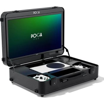 POGA Pro - Xbox Series S cestovní kufr s LCD monitorem - černý