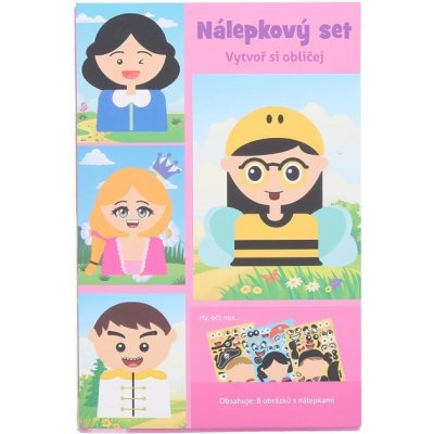 Wiky Kreativní set W021560 nálepky 21x14 cm Obličej – Hledejceny.cz