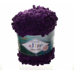 Alize Puffy Fine Ombre Batik fialová 7277 – Zboží Dáma
