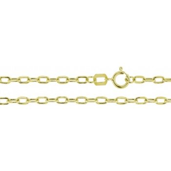 Luxur Elegantní řetízek ze žlutého zlata, přívěskový 3640161-0-42-0