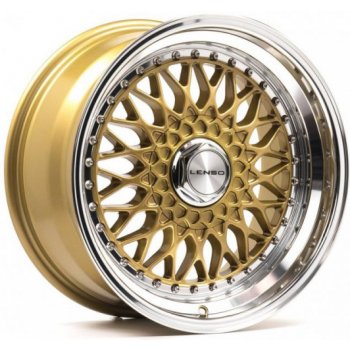 Lenso Bsx 7.5x16 5x110 ET35 gloss gold & polished
