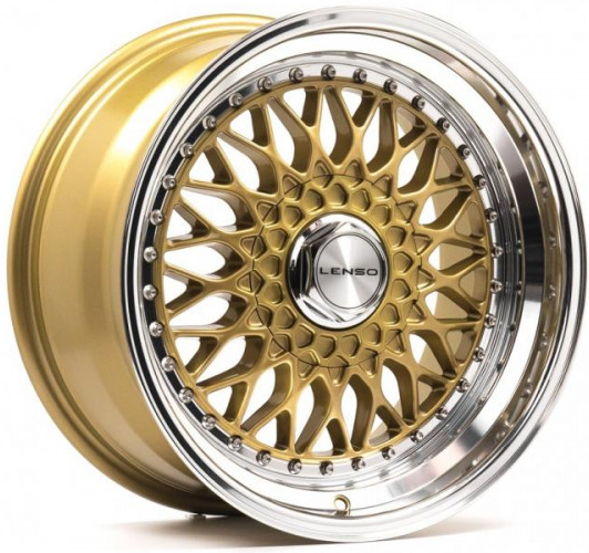 Lenso Bsx 7,5x16 5x98 ET35 gloss gold & polished