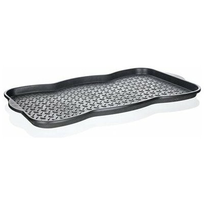 Flomat Černý plastový odkapávač na boty - 74 x 36 x 3 cm – Sleviste.cz