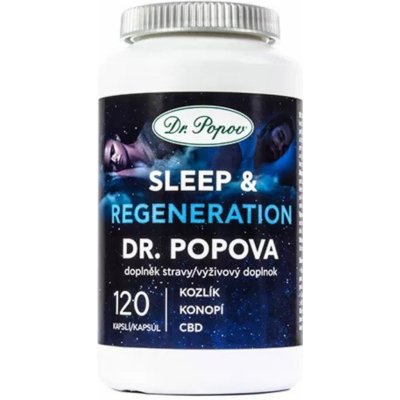 Dr. Popov Bylinné kapsle Sleep and Regeneration 120 kapslí – Hledejceny.cz