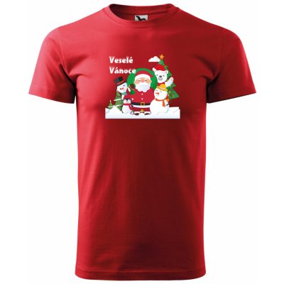 Malfini Vánoční tričko Veselé Vánoce – Zboží Dáma