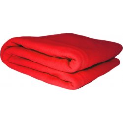 Gadeo deka fleecová PASTEL červená