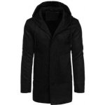 Dstreet pánský jednořadý zimní kabát CX0444 černý – Zboží Dáma