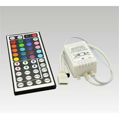 Příslušenství k LED osvětlení LED IR RGB controller DC12V 3x2A+44 tlač. klávesnice – Hledejceny.cz