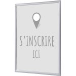 Jansen Display Set klaprámu A1, Přihlášení, šedý, francouzština, 625 x 872 mm – Hledejceny.cz