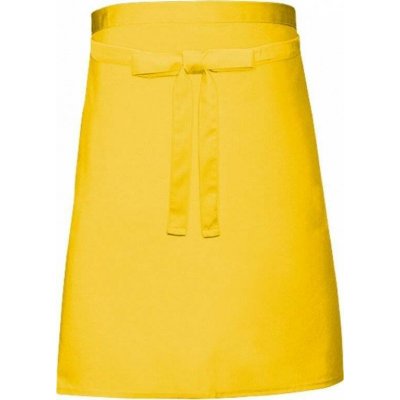 Link Kitchen Wear Pekařská lehčí zástěra délka pkolena 240 g/m Žlutá X997 – Hledejceny.cz