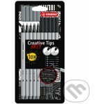 Stabilo Linery Creative Tips arty sada černá šedá 5 šířek stopy – Zbozi.Blesk.cz