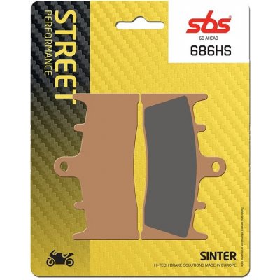 Přední brzdové destičky SBS Suzuki GSF 1200 Bandit 2001 - 2005 směs HS | Zboží Auto