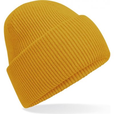 Beechfield Pletená čepice s manžetou "Recycled" B 385R mustard – Hledejceny.cz