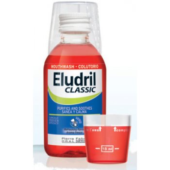 Elgydium Eludril Clasic ústní voda (Antibacterial and Analgesic) 200 ml