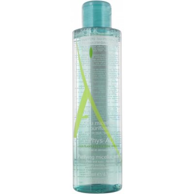 A-Derma Phys-AC micelární voda pro problematickou pleť, akné Gently Purifies, Cleanses and Removes Make - Up for Face and Eyes, No - Rinse 200 ml – Zbozi.Blesk.cz