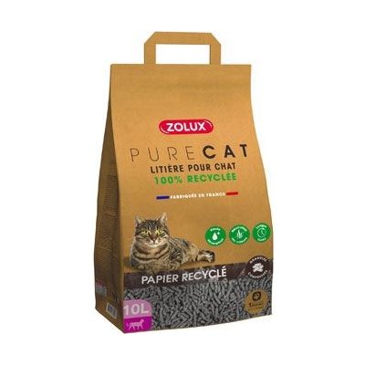 Zolux Podestýlka PURECAT recyklovaná papírová 10 l – Zboží Mobilmania
