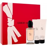 Giorgio Armani Si EDP 100 ml + tělové mléko 75 ml + sprchový gel 75 ml dárková sada – Hledejceny.cz