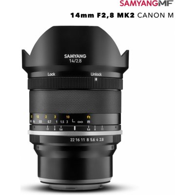 Samyang 14mm f/2.8 MK2 Canon M – Zboží Mobilmania