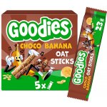 GOODIES Ovesné tyčinky kakao a banán 5 x 23 g – Zboží Dáma