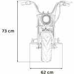 mamido Dětská elektrická motorka Chopper Warrior 36V růžová – Zboží Dáma