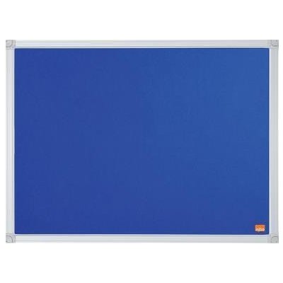 NOBO Textilní nástěnka "Essential", modrá, 60 x 45 cm, hliníkový rám, 1915680 – Zboží Mobilmania