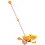 Teddies strkadlo Kačenka dřevo 55cm tlačící s tyčkou v krabici 20x29x13cm – Hledejceny.cz