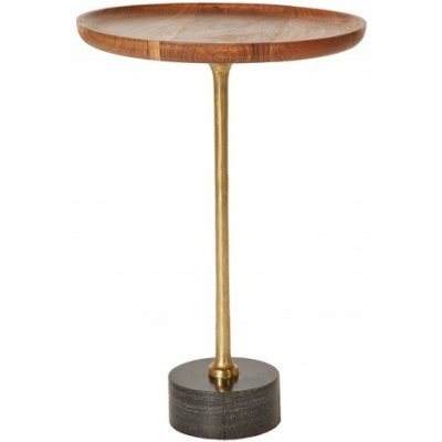 Interior DE OS41282 TRAYFUL ROUND 40 cm masiv akácie – Zboží Dáma