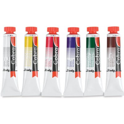 Olejove barvy COBRA STUDY 40 ml Primary Cyan – Zboží Dáma