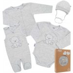 New Baby Kojenecká soupravička do porodnice Sweet Bear modrá – Zboží Mobilmania