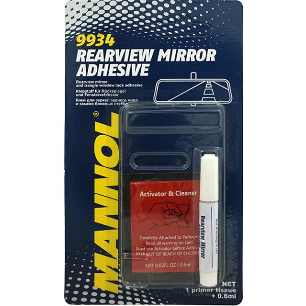 Mannol rearview mirror adhesive Lepidlo na zpětná zrcátka 0,6 ml od 88 Kč -  Heureka.cz