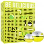 DKNY Be Delicious Dárková sada dámská parfémovaná voda 100 ml, sprchová pěna 150 ml a miniaturka dámská parfémovaná voda 7 ml