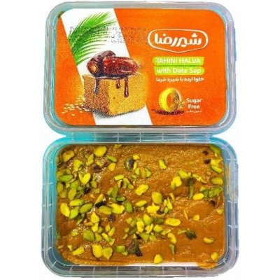 Oghab Halva sezamová slazená datlovým sirupem 376 g – Zboží Dáma