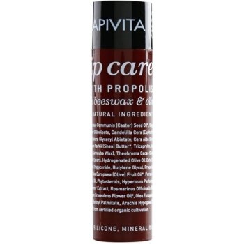 Apivita Lip Care Propolis Organic Beeswax & Olive Oil balzám na suché a popraskané rty 4,4 g