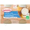 Dětský dezert a pudink BABYBIO kravské mléko-hruška-skořice 6m+ 2x130g