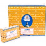 Shrinivas Satya Indické františky Backflow Satya Sandalwood 10 ks – Zboží Dáma