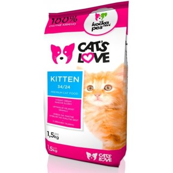 Nativia Kočka není pes Cat's Love Kitten 1,5 kg