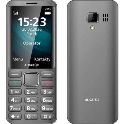 Aligator D860 Silver – Hledejceny.cz