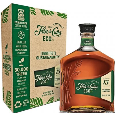Flor de Cana ECO 15y 40% 0,7 l (karton) – Hledejceny.cz